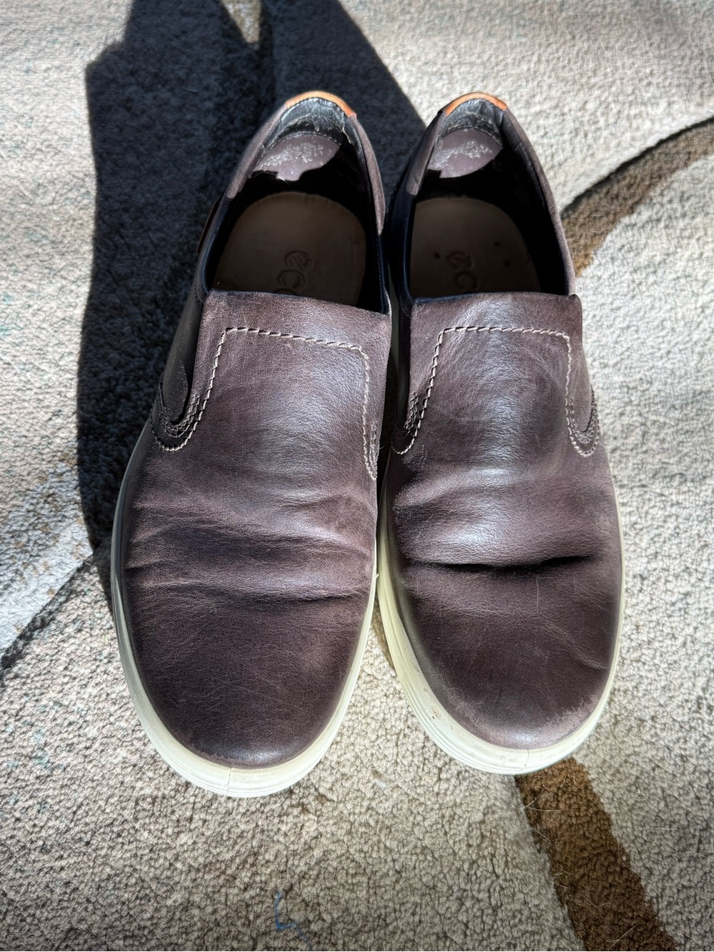 Men’s Ecco Slip on leather shoes